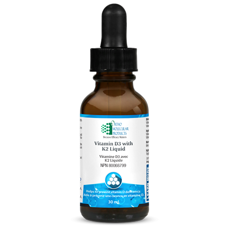 Vitamin D3 with K2 - 30 ml  Ortho Molecular