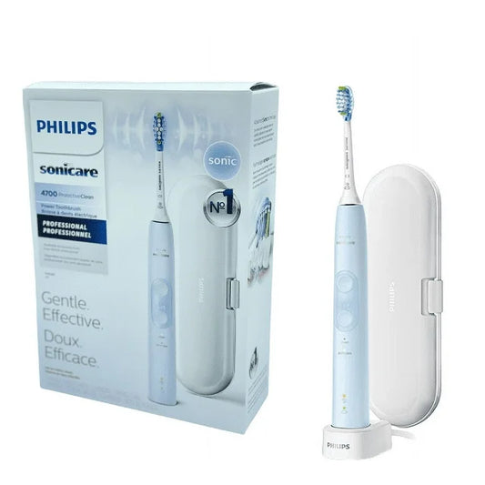 Philips Sonicare Electric Toothbrush ProtectiveClean 4700 Sonic Gently Clean Blue with C3 Brush Head