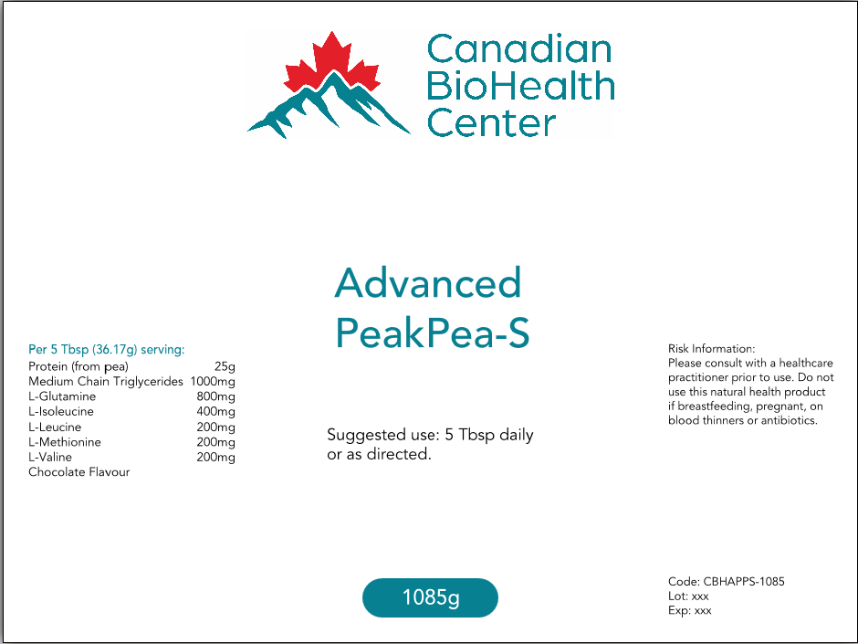 Peak-Pea Protien Canadian BioHealth Center
